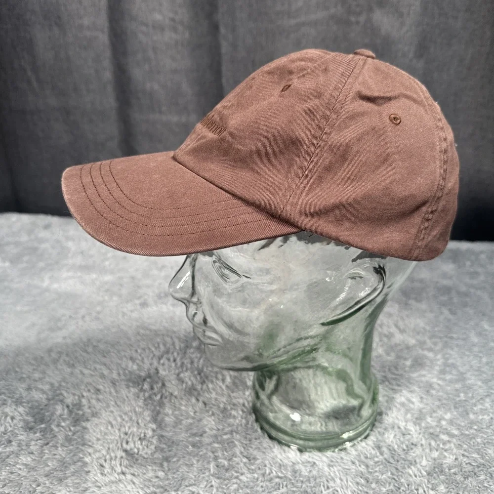 Lululemon Adult Baseball Cap Hat Brown Embroidered Strapback Adjustable SZ S/M